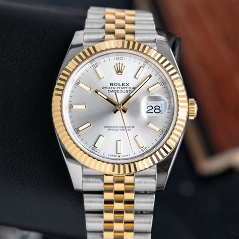 rolex saturday gold and silver|silver and gold Rolex men's.